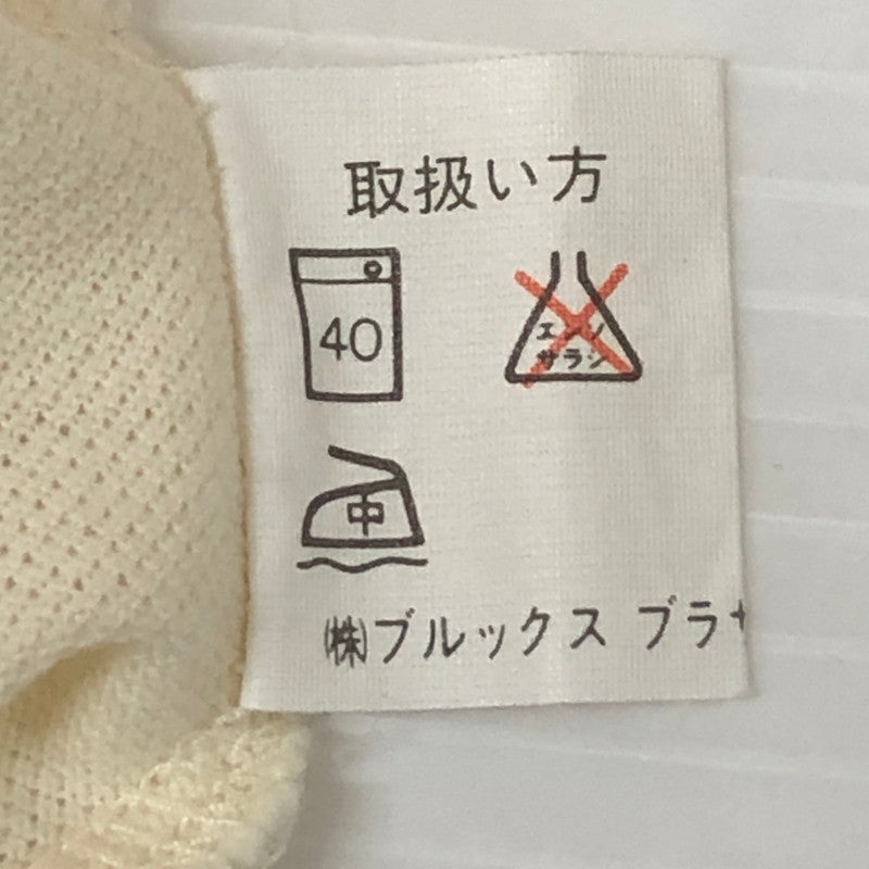 【中古品】【メンズ】 Brooks Brothers ブルックスブラザーズ S/S POLO SHIRT EST.1818 ショートスリーブ ポロシャツ 半袖 トップス 145-251124-yo-12-tei サイズ：L カラー：ホワイト 万代Net店