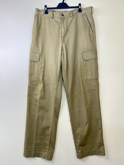 【中古品】【メンズ】 Polo by Ralph Lauren ポロバイラルフローレン 90’S カーゴパンツ ボトムス ヴィンテージ 158-260921-AS-15-hon サイズ：36/34 カラー：ベージュ 万代Net店