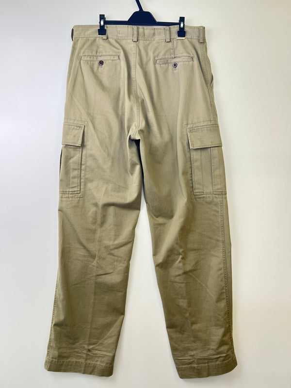 【中古品】【メンズ】 Polo by Ralph Lauren ポロバイラルフローレン 90’S カーゴパンツ ボトムス ヴィンテージ 158-260921-AS-15-hon サイズ：36/34 カラー：ベージュ 万代Net店