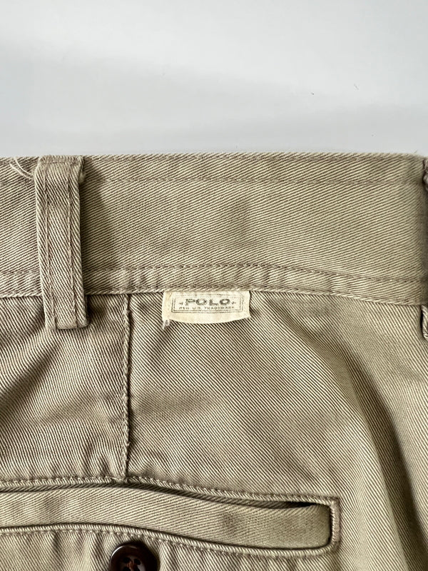 【中古品】【メンズ】 Polo by Ralph Lauren ポロバイラルフローレン 90’S カーゴパンツ ボトムス ヴィンテージ 158-260921-AS-15-hon サイズ：36/34 カラー：ベージュ 万代Net店