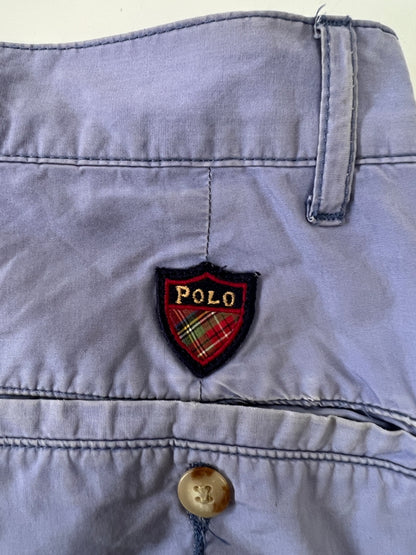 【中古品】【メンズ】 Polo by Ralph Lauren ポロバイラルフローレン 90’S コットンパンツ ボトムス ヴィンテージ 158-260921-AS-18-hon サイズ：30×32 カラー：ブルー系 万代Net店