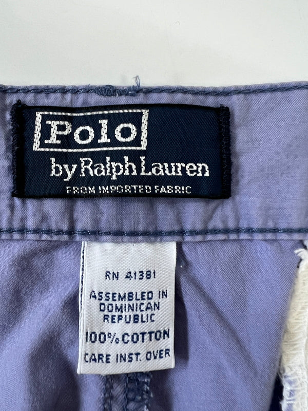 【中古品】【メンズ】 Polo by Ralph Lauren ポロバイラルフローレン 90’S コットンパンツ ボトムス ヴィンテージ 158-260921-AS-18-hon サイズ：30×32 カラー：ブルー系 万代Net店