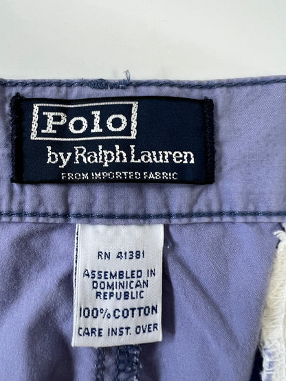 【中古品】【メンズ】 Polo by Ralph Lauren ポロバイラルフローレン 90’S コットンパンツ ボトムス ヴィンテージ 158-260921-AS-18-hon サイズ：30×32 カラー：ブルー系 万代Net店