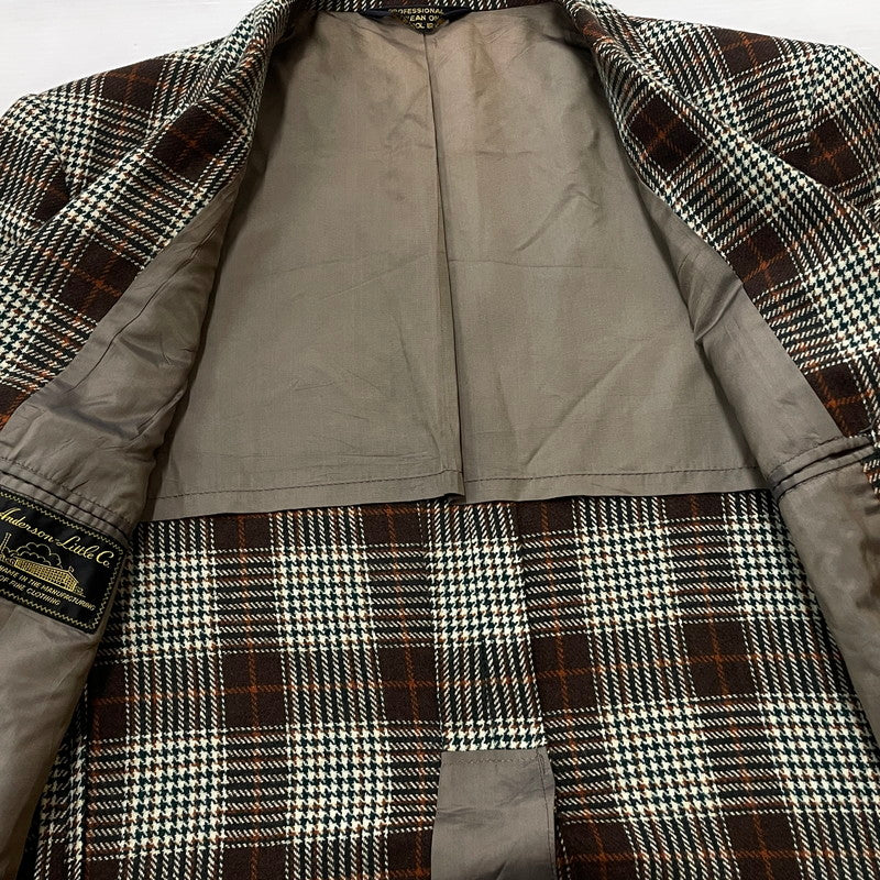 【中古品】【メンズ】 ANDERSON LITTLE アンダーソン リトル TAILORED JACKET テーラード ジャケット アウター 145-260714-sa-15-tei サイズ：不明 カラー：チェック 万代Net店