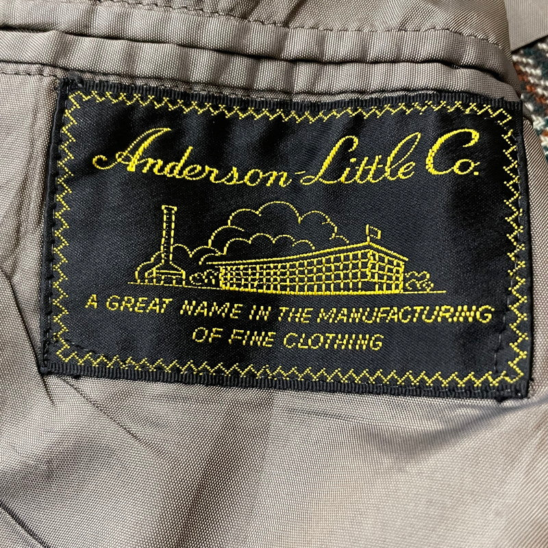 【中古品】【メンズ】 ANDERSON LITTLE アンダーソン リトル TAILORED JACKET テーラード ジャケット アウター 145-260714-sa-15-tei サイズ：不明 カラー：チェック 万代Net店