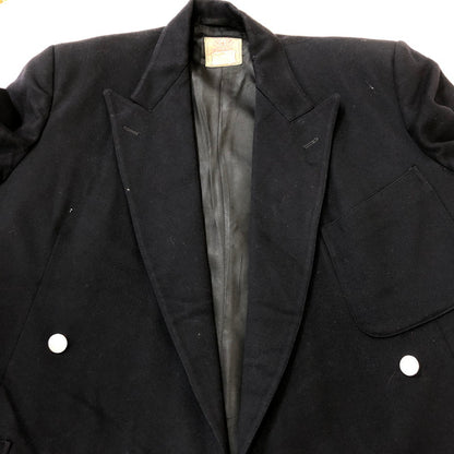 【中古品】【メンズ】  G.A.DUNN & Co ダンアンドカンパニー 40～50’s WOOL DOUBLE BREASTED JACKET VINTAGE 40-50年代 ウール ダブルブレステッドジャケット テーラードジャケット ヴィンテージ 145-250307-kk-11-tei サイズ：表記不明 下記参照 カラー：ブラック 万代Net店