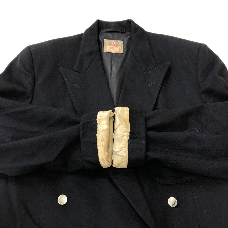 【中古品】【メンズ】 G.A.DUNN & Co ダンアンドカンパニー 40～50’s WOOL DOUBLE BREASTED JACKET VINTAGE 40-50年代 ウール ダブルブレステッドジャケット テーラードジャケット ヴィンテージ 145-250307-kk-11-tei サイズ：表記不明 下記参照 カラー：ブラック 万代Net店