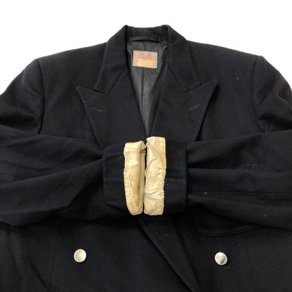 【中古品】【メンズ】 G.A.DUNN & Co ダンアンドカンパニー 40～50’s WOOL DOUBLE BREASTED JACKET VINTAGE 40-50年代 ウール ダブルブレステッドジャケット テーラードジャケット ヴィンテージ 145-250307-kk-11-tei サイズ：表記不明 下記参照 カラー：ブラック 万代Net店