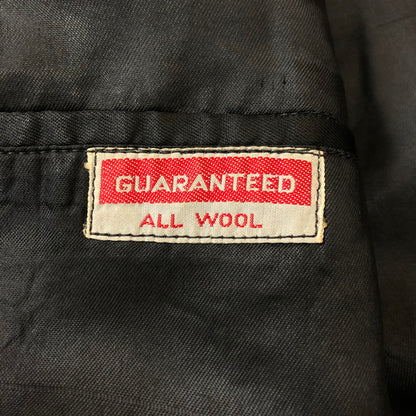 【中古品】【メンズ】  G.A.DUNN & Co ダンアンドカンパニー 40～50’s WOOL DOUBLE BREASTED JACKET VINTAGE 40-50年代 ウール ダブルブレステッドジャケット テーラードジャケット ヴィンテージ 145-250307-kk-11-tei サイズ：表記不明 下記参照 カラー：ブラック 万代Net店