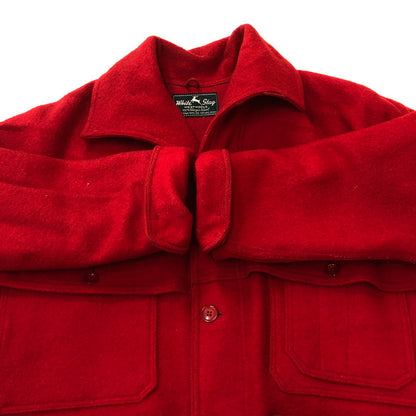 【中古品】【メンズ】  WHITE STAG ホワイトスタッグ 50's WOOL DOUBLE MACKINAW JACKET VINTAGE 50年代 ウール ダブルマッキーノジャケット アウター ヴィンテージ 145-250307-kk-12-tei サイズ：表記不明 下記参照 カラー：レッド 万代Net店