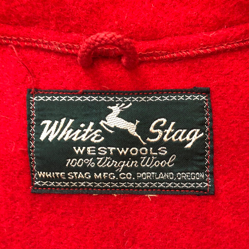 【中古品】【メンズ】  WHITE STAG ホワイトスタッグ 50's WOOL DOUBLE MACKINAW JACKET VINTAGE 50年代 ウール ダブルマッキーノジャケット アウター ヴィンテージ 145-250307-kk-12-tei サイズ：表記不明 下記参照 カラー：レッド 万代Net店