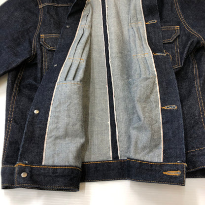 【中古品】【メンズ】  THE BLACK EYE PATCH ザ ブラックアイパッチ 22SS KAMON DENIM JACKET 家紋デニムジャケット ライトアウター 142-250306-kk-12-tei サイズ：XL カラー：インディゴ 万代Net店