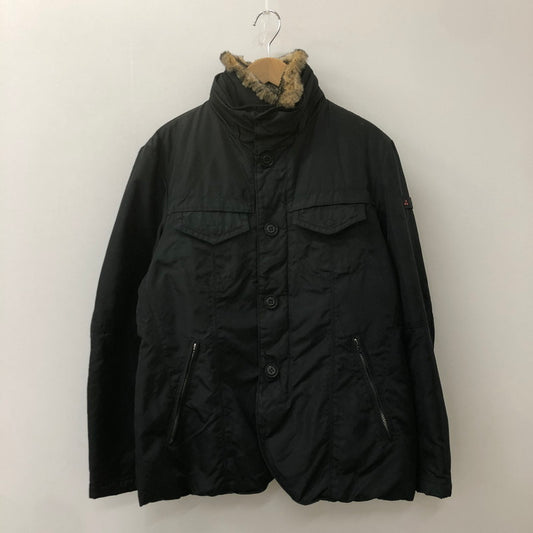 【中古品】【メンズ】  PEUTEREY ピューテリー FUR DOWN JACKET 47233402 ファー ダウンジャケット アウター 141-250306-kk-09-tei サイズ：50 カラー：ブラック 万代Net店