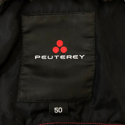 【中古品】【メンズ】  PEUTEREY ピューテリー FUR DOWN JACKET 47233402 ファー ダウンジャケット アウター 141-250306-kk-09-tei サイズ：50 カラー：ブラック 万代Net店