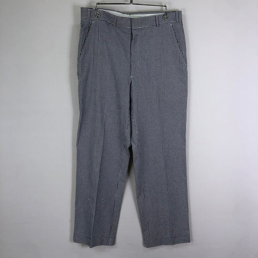 【中古品】【メンズ】 Brooks Brothers ブルックスブラザーズ 60～70’s GINGHAM CHECK SLACKS PANTS 60～70年代 ギンガムチェック スラックス パンツ ボトムス ヴィンテージ 155-251124-yo-22-tei サイズ：表記無し カラー：ブルー 万代Net店