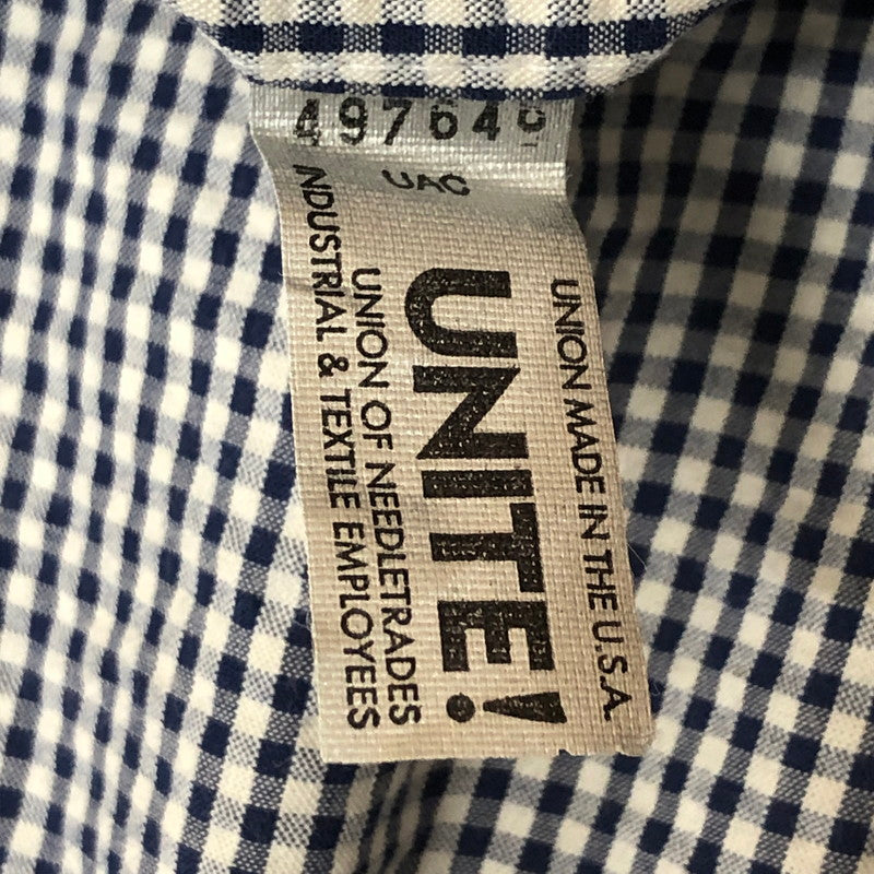 【中古品】【メンズ】 Brooks Brothers ブルックスブラザーズ 60～70’s GINGHAM CHECK SLACKS PANTS 60～70年代 ギンガムチェック スラックス パンツ ボトムス ヴィンテージ 155-251124-yo-22-tei サイズ：表記無し カラー：ブルー 万代Net店