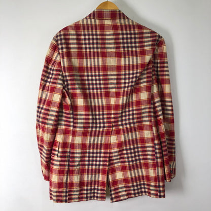 【中古品】【メンズ】 Brooks Brothers ブルックスブラザーズ MADRAS CHECK JACKET マドラス チェック ジャケット ライトアウター テーラードジャケット 145-251021-ks-14-tei サイズ：不明 カラー：チェック 万代Net店