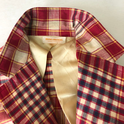 【中古品】【メンズ】 Brooks Brothers ブルックスブラザーズ MADRAS CHECK JACKET マドラス チェック ジャケット ライトアウター テーラードジャケット 145-251021-ks-14-tei サイズ：不明 カラー：チェック 万代Net店