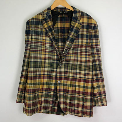 【中古品】【メンズ】 Brooks Brothers ブルックスブラザーズ 70’s CHECK TAILORED JACKET VINTAGE 70年代 チェック テーラード ジャケット トップス 銀黒タグ ヴィンテージ 145-251124-yo-14-tei サイズ：W32 カラー：マルチ 万代Net店