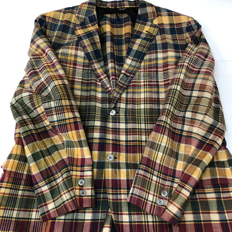 【中古品】【メンズ】 Brooks Brothers ブルックスブラザーズ 70’s CHECK TAILORED JACKET VINTAGE 70年代 チェック テーラード ジャケット トップス 銀黒タグ ヴィンテージ 145-251124-yo-14-tei サイズ：W32 カラー：マルチ 万代Net店