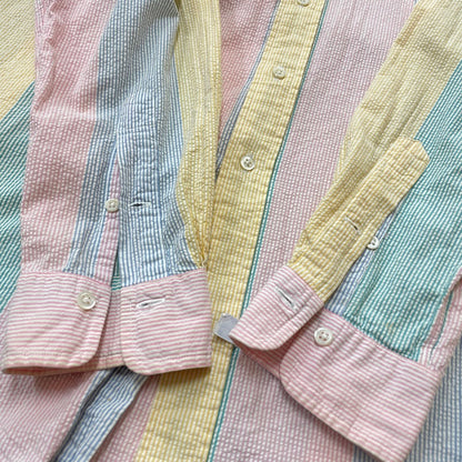 【現状渡し品】【メンズ】 RALPHLAUREN 90’s L/S BUTTON DOWN SHIRT 90年代 ロングスリーブ ボタン ダウン シャツ 長袖 トップス 147-260714-sa-11-tei サイズ：不明 カラー：チェック 万代Net店