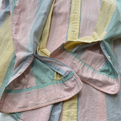 【現状渡し品】【メンズ】 RALPHLAUREN 90’s L/S BUTTON DOWN SHIRT 90年代 ロングスリーブ ボタン ダウン シャツ 長袖 トップス 147-260714-sa-11-tei サイズ：不明 カラー：チェック 万代Net店