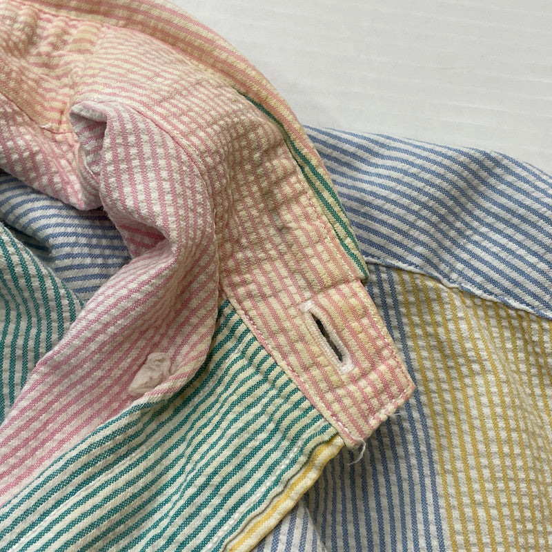 【現状渡し品】【メンズ】 RALPHLAUREN 90’s L/S BUTTON DOWN SHIRT 90年代 ロングスリーブ ボタン ダウン シャツ 長袖 トップス 147-260714-sa-11-tei サイズ：不明 カラー：チェック 万代Net店