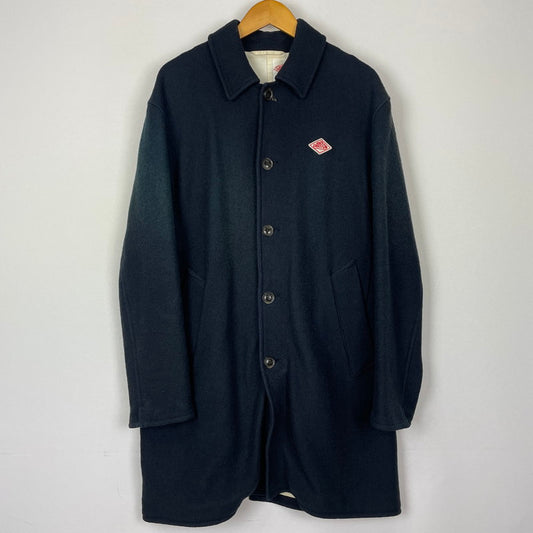【現状渡し品】【メンズ】 Danton ダントン WOOL MOSSER COAT JD-8659 ウール モッサコート アウター 147-251127-yo-22-tei サイズ：40 カラー：ネイビー 万代Net店