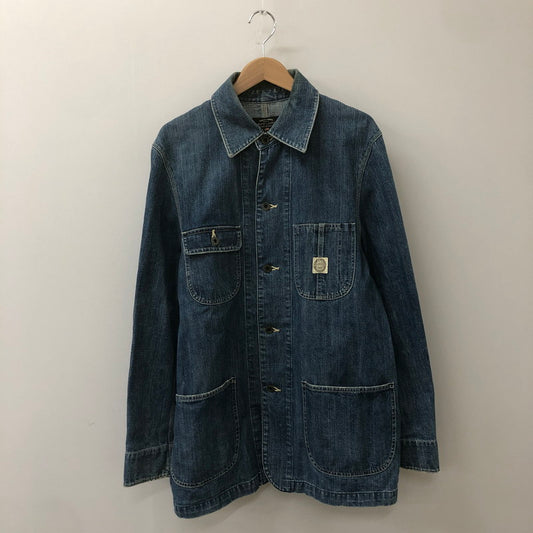 【中古品】【メンズ】 RALPH LAUREN ラルフローレン RALPH LAUREN ラルフローレン DENIM COVERALL JACKET デニムカバーオールジャケット ライトアウター 147-250306-kk-26-tei サイズ：L カラー：インディゴ 万代Net店