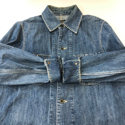 【中古品】【メンズ】 RALPH LAUREN ラルフローレン RALPH LAUREN ラルフローレン DENIM COVERALL JACKET デニムカバーオールジャケット ライトアウター 147-250306-kk-26-tei サイズ：L カラー：インディゴ 万代Net店