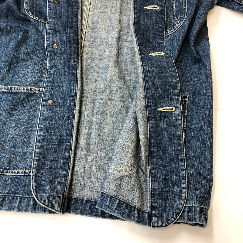 【中古品】【メンズ】 RALPH LAUREN ラルフローレン RALPH LAUREN ラルフローレン DENIM COVERALL JACKET デニムカバーオールジャケット ライトアウター 147-250306-kk-26-tei サイズ：L カラー：インディゴ 万代Net店