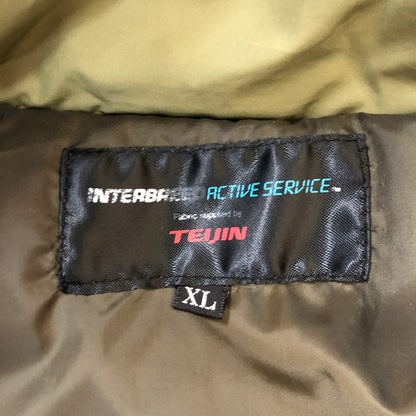 【中古品】【メンズ】  INTERBREED インターブリード × TEIJIN テイジン 別注 コラボ CONVERTIBLE PUFF JACKET コンバーチブブル パフジャケット アウター 中綿ジャケット 142-250306-kk-15-tei サイズ：XL カラー：カーキ 万代Net店