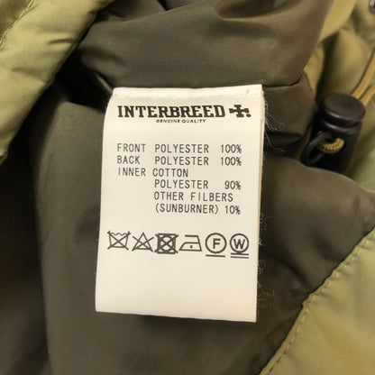 【中古品】【メンズ】  INTERBREED インターブリード × TEIJIN テイジン 別注 コラボ CONVERTIBLE PUFF JACKET コンバーチブブル パフジャケット アウター 中綿ジャケット 142-250306-kk-15-tei サイズ：XL カラー：カーキ 万代Net店