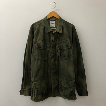 【中古品】【メンズ】  BOWWOW バウワウ 24SS JUNGLE FATIGUE JACKET SPRAY CAMO BW241-JFJC ジャングルファティーグジャケット スプレーカモ ライトアウター 140-250306-kk-07-tei サイズ：XL カラー：SPRAY CAMO 万代Net店