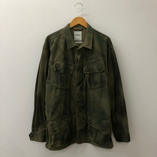 【中古品】【メンズ】  BOWWOW バウワウ 24SS JUNGLE FATIGUE JACKET SPRAY CAMO BW241-JFJC ジャングルファティーグジャケット スプレーカモ ライトアウター 140-250306-kk-07-tei サイズ：XL カラー：SPRAY CAMO 万代Net店