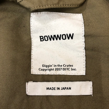 【中古品】【メンズ】  BOWWOW バウワウ 24SS JUNGLE FATIGUE JACKET SPRAY CAMO BW241-JFJC ジャングルファティーグジャケット スプレーカモ ライトアウター 140-250306-kk-07-tei サイズ：XL カラー：SPRAY CAMO 万代Net店