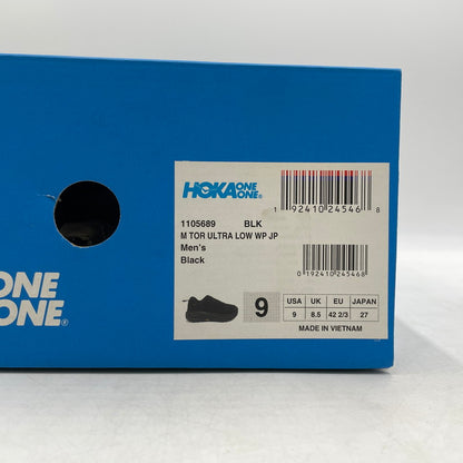 【中古品】【メンズ】 HOKA ONEONE ホカオネオネ M TOR ULTRA LOW WP JP 1105689 トゥ ウルトラ ロー ウォータープルーフ スニーカー 靴 シューズ 162-260904-yo-06-teih サイズ：27cm カラー：ブラック 万代Net店