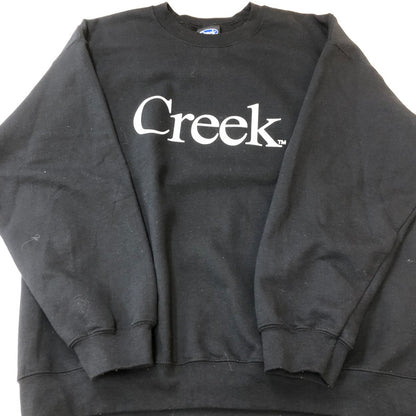 【中古品】【メンズ】  Creek Angler’s Device クリークアングラーズデバイス CREWNECK SWEAT クルーネックスウェット トップス トレーナー 147-250306-kk-25-tei サイズ：XL カラー：ブラック 万代Net店