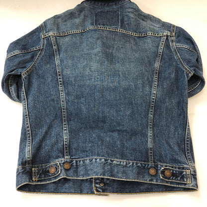 【中古品】【メンズ】 Levi's リーバイス DENIM TRACKER JACKET 71557-02 デニムトラッカージャケット ライトアウター BIG-E 日本製復刻 145-250306-kk-20-tei サイズ：38 カラー：インディゴ 万代Net店