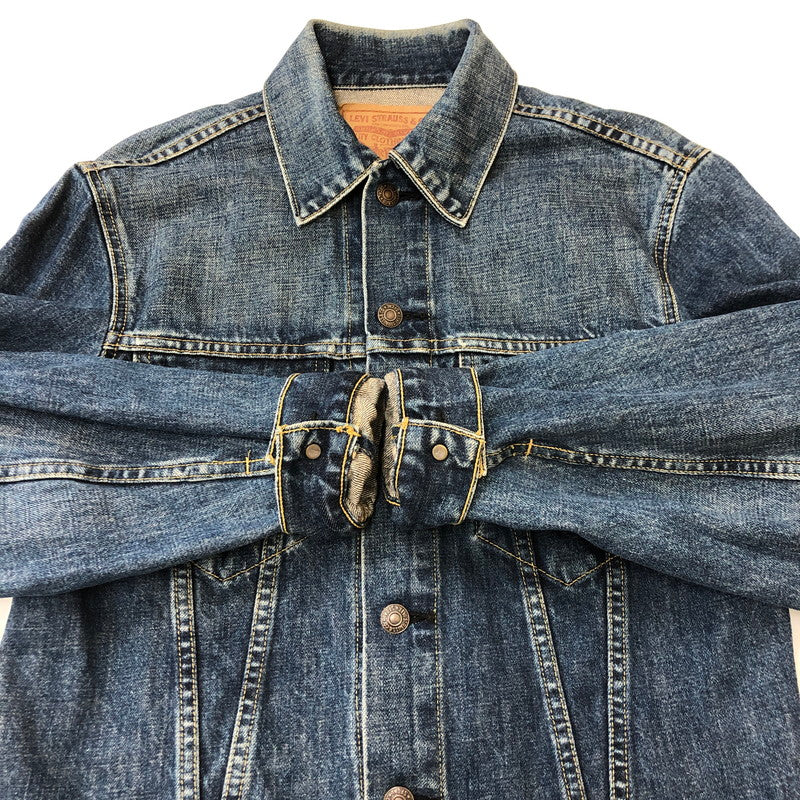 【中古品】【メンズ】 Levi's リーバイス DENIM TRACKER JACKET 71557-02 デニムトラッカージャケット ライトアウター BIG-E 日本製復刻 145-250306-kk-20-tei サイズ：38 カラー：インディゴ 万代Net店