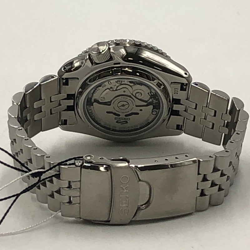 【中古美品】【メンズ】 SEIKO セイコー 5SPORTS SBSC001 5スポーツ GMT 自動巻き 腕時計 197-251030-yy-03-tei カラー：シルバー 万代Net店