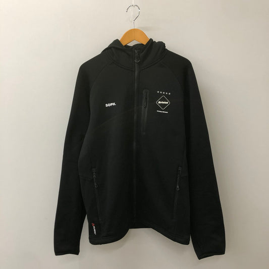 【中古品】【メンズ】 F.C.R.B. エフシーアールビー 23AW POLARTEC POWER STRETCH ZIP UP HOODIE FCRB-232055 ポーラーテック パワーストレッチ ジップアップフーディー トップス パーカー 142-250306-kk-10-tei サイズ：L カラー：ブラック 万代Net店