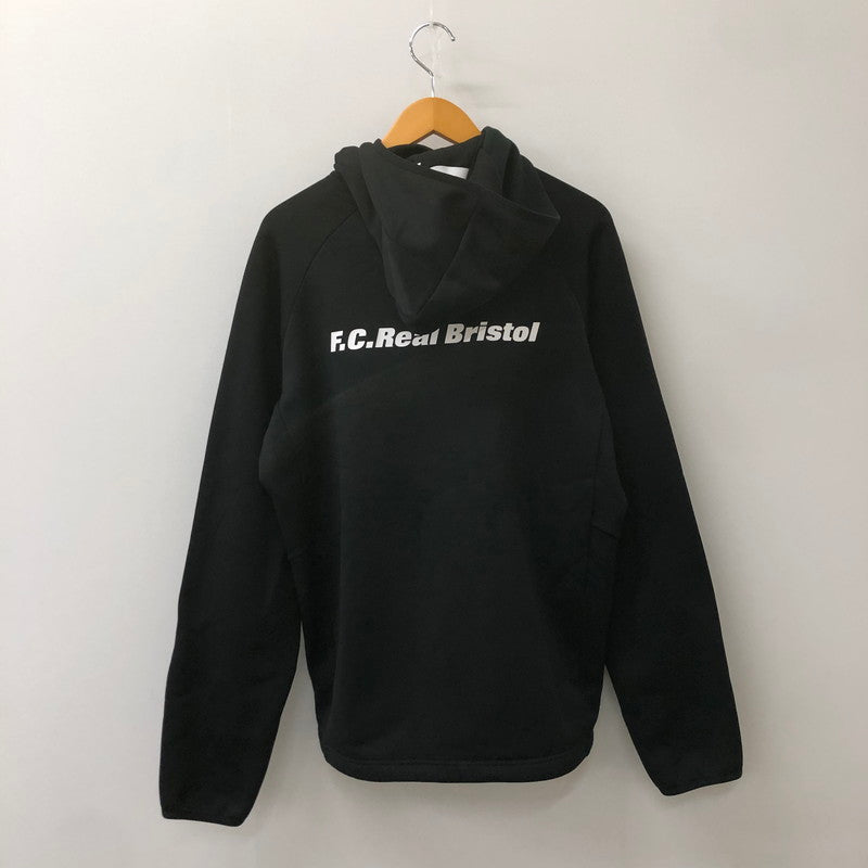 【中古品】【メンズ】 F.C.R.B. エフシーアールビー 23AW POLARTEC POWER STRETCH ZIP UP HOODIE FCRB-232055 ポーラーテック パワーストレッチ ジップアップフーディー トップス パーカー 142-250306-kk-10-tei サイズ：L カラー：ブラック 万代Net店