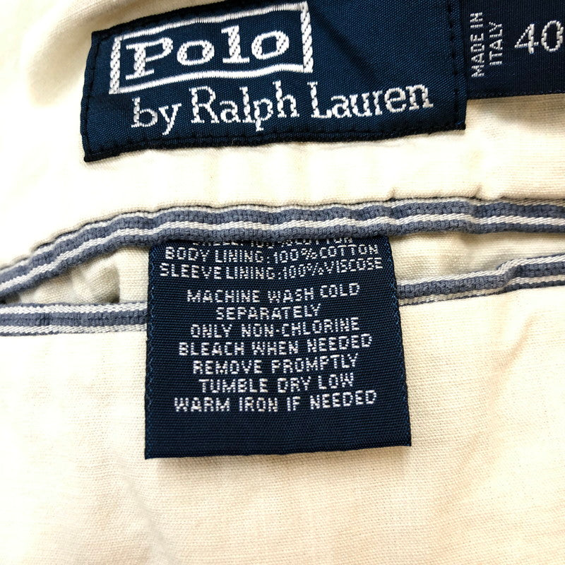 【中古品】【メンズ】 Polo by Ralph Lauren ポロバイラルフローレン 90's PATCHWORK TAILORED JACKET パッチワーク テーラードジャケット トップス 147-250306-kk-44-tei サイズ：S カラー：マルチカラー 万代Net店