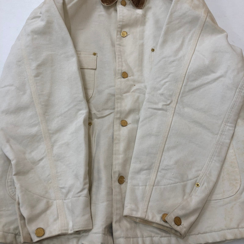 【中古品】【メンズ】 Carhartt カーハート MICHIGAN CHORE COAT 100th ANNIVERSARY ミシガン チョアコート 100周年記念モデル アウター ブランケットライナー 145-250307-kk-20-tei サイズ：表記不明 下記参照 カラー：ホワイト 万代Net店