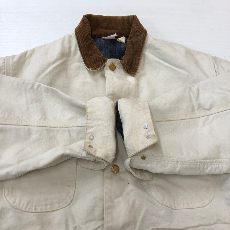 【中古品】【メンズ】 Carhartt カーハート MICHIGAN CHORE COAT 100th ANNIVERSARY ミシガン チョアコート 100周年記念モデル アウター ブランケットライナー 145-250307-kk-20-tei サイズ：表記不明 下記参照 カラー：ホワイト 万代Net店