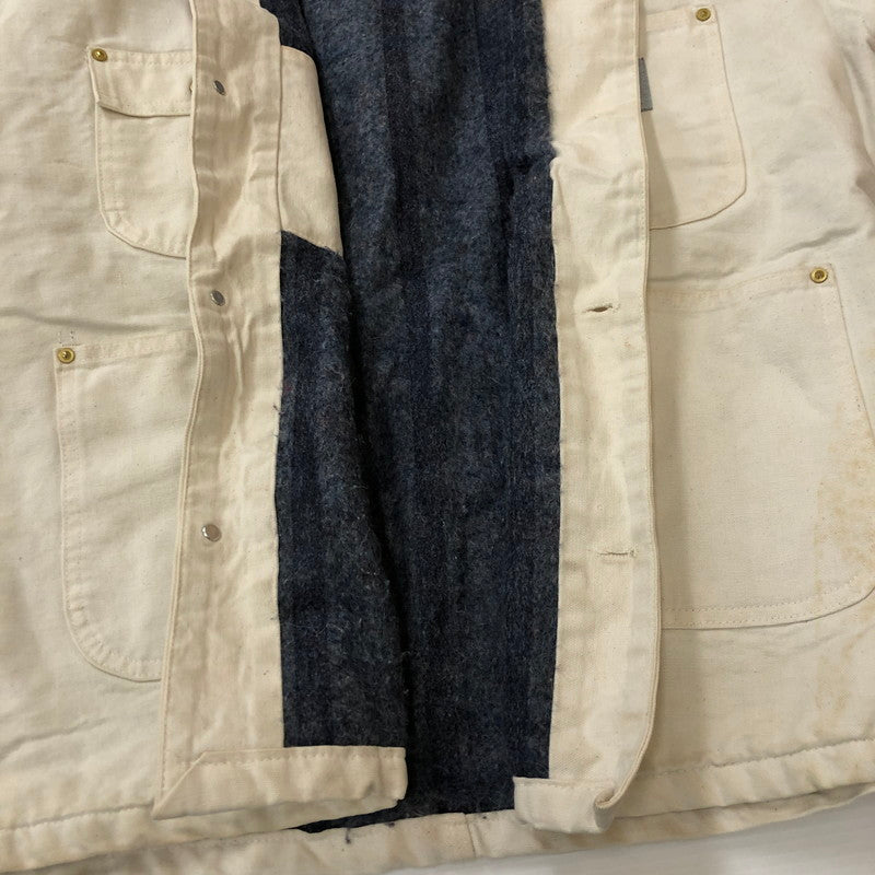 【中古品】【メンズ】 Carhartt カーハート MICHIGAN CHORE COAT 100th ANNIVERSARY ミシガン チョアコート 100周年記念モデル アウター ブランケットライナー 145-250307-kk-20-tei サイズ：表記不明 下記参照 カラー：ホワイト 万代Net店