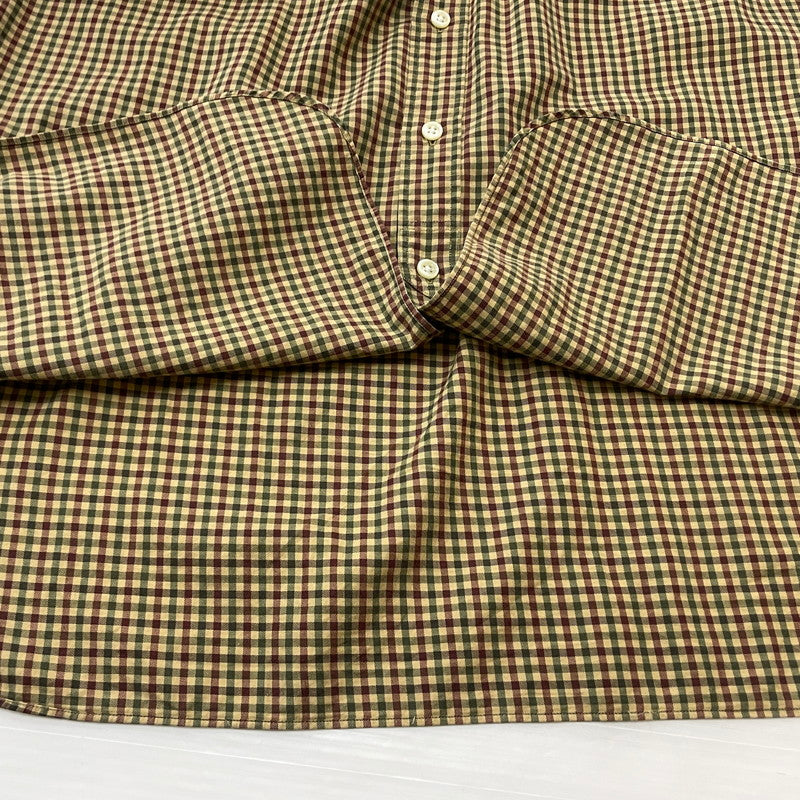 【中古品】【メンズ】 POLORALPHLAUREN ポロラルフ ローレン 90’s BAND COLLAR SHIRT 90年代 バンド カラー シャツ 長袖 トップス 147-260714-sa-10-tei サイズ：XXL カラー：チェック 万代Net店