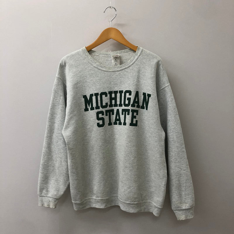 【現状渡し品】【メンズ】  FRUIS OF THE LOOM フルーツオブザルーム 90's MICHIGAN STATE PRINT CREWNECK SWEAT 90年代 ミシガン ステイトプリント クルーネックスウェット トップス トレーナー 145-250306-kk-39-tei サイズ：L カラー：グレー 万代Net店