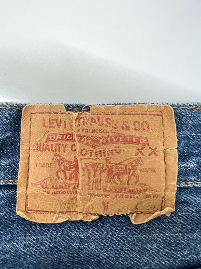 【中古品】【メンズ】 LEVI'S リーバイス DENIM PANTS 1701-0117 STUDENT FIT デニムパンツ ボトムス ジーンズ スチューデントフィット 156-260830-kk-04-hon サイズ：29 カラー：ライトインディゴ 万代Net店